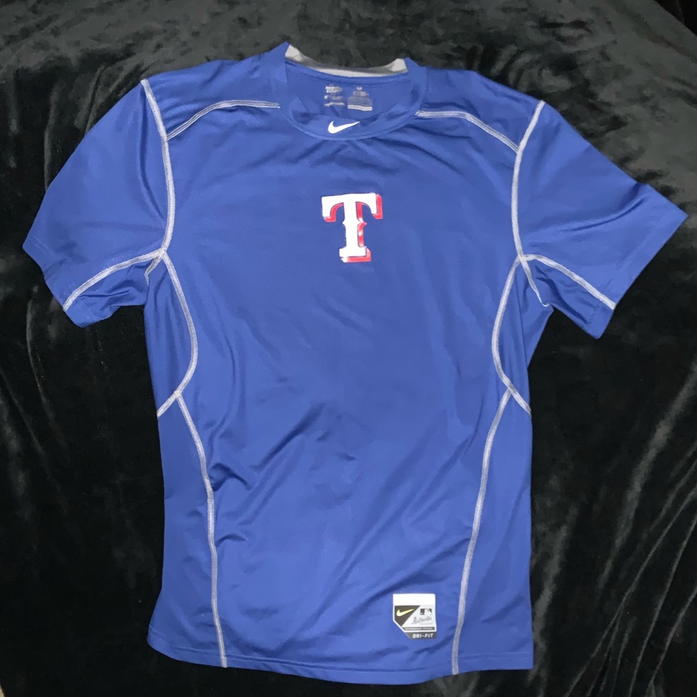 (SOLD) NIKE PRO TEXAS RANGERS SHIRT